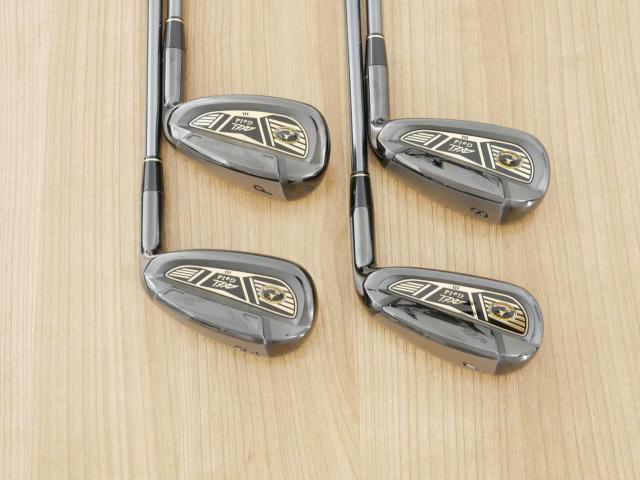 Iron set : Tsuruya : ชุดเหล็ก Tsuruya AXEL Gold Premium III (ออกปี 2019 ของใหม่ 6 หมื่นกว่าบาท หน้าเด้งสุดๆ ไกลสุดๆๆ) มีเหล็ก 7-Pw (4 ชิ้น) ก้านกราไฟต์ Flex R