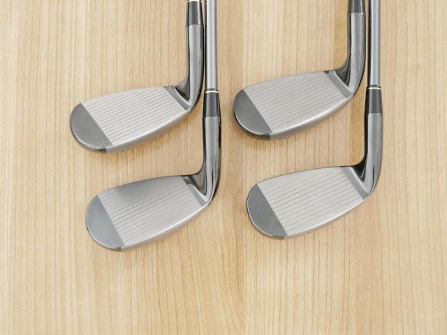 Iron set : Tsuruya : ชุดเหล็ก Tsuruya AXEL Gold Premium III (ออกปี 2019 ของใหม่ 6 หมื่นกว่าบาท หน้าเด้งสุดๆ ไกลสุดๆๆ) มีเหล็ก 7-Pw (4 ชิ้น) ก้านกราไฟต์ Flex R