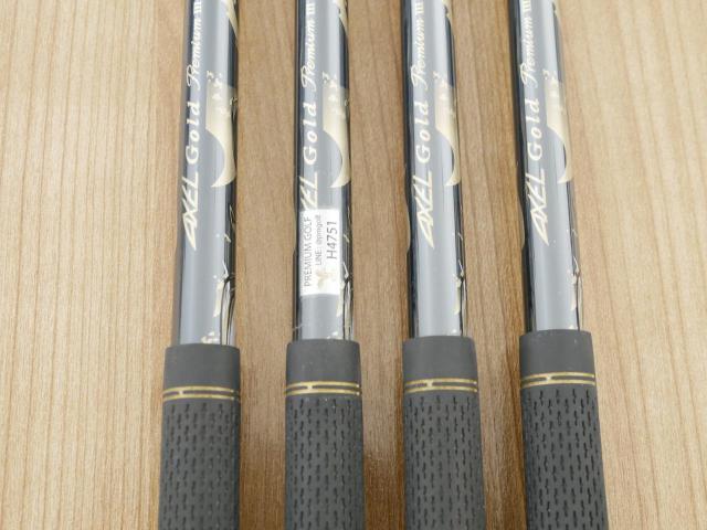 Iron set : Tsuruya : ชุดเหล็ก Tsuruya AXEL Gold Premium III (ออกปี 2019 ของใหม่ 6 หมื่นกว่าบาท หน้าเด้งสุดๆ ไกลสุดๆๆ) มีเหล็ก 7-Pw (4 ชิ้น) ก้านกราไฟต์ Flex R