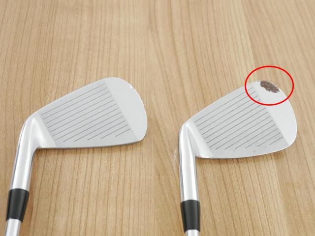Iron set : Other Brand : **มีตำหนิ** ชุดเหล็ก Fujimoto FG FK-01 Forged (นุ่ม แน่นมากๆๆ หายาก High End สุดๆ) มีเหล็ก 5-Pw (6 ชิ้น) ก้านเหล็ก Dynamic Gold 120 S200