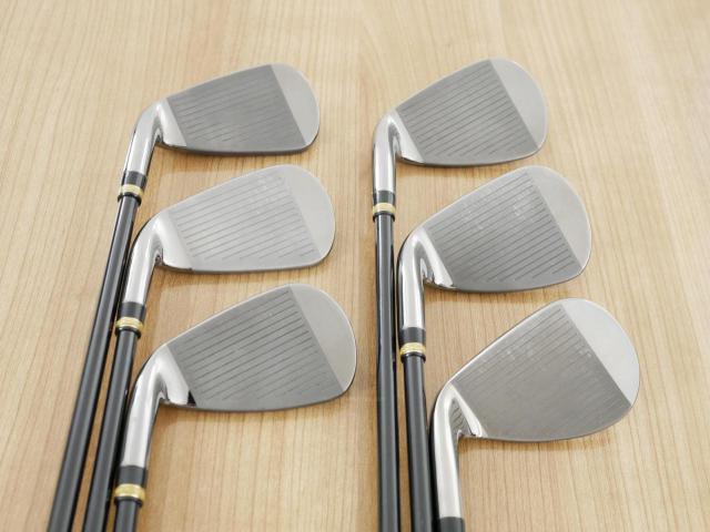 Iron set : Maruman : ชุดเหล็ก Maruman Majesty Royale (รุ่นท๊อปสุด ปี 2021 ของใหม่ 8 หมื่นบาท) มีเหล็ก 7-10,Pw,Aw (6 ชิ้น เบอร์ 6 ตีระยะเท่าเบอร์ 5 ของรุ่นอื่น) ก้านกราไฟต์ Flex R