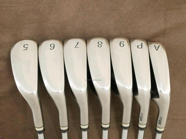 Iron set : PRGR : ชุดเหล็ก PRGR New Egg Forged (ตีง่ายมาก ไกล) มีเหล็ก 5-Pw,Aw (7 ชิ้น) ก้านเหล็ก PRGR SSIII 85 Flex SR