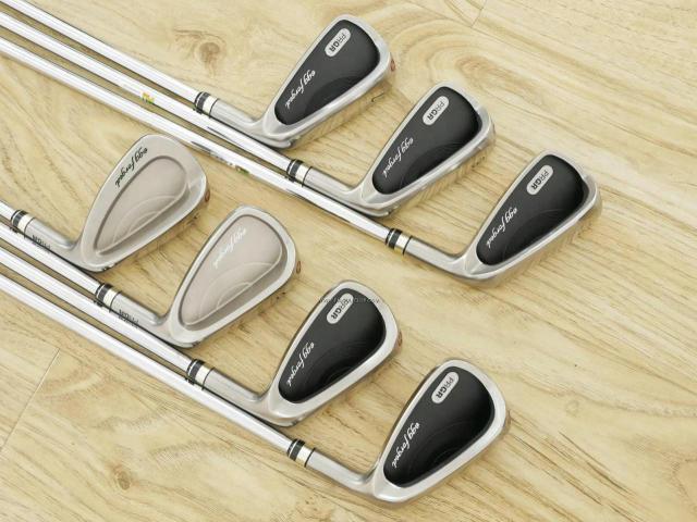 Iron set : PRGR : ชุดเหล็ก PRGR New Egg Forged (ตีง่ายมาก ไกล) มีเหล็ก 5-Pw,Aw (7 ชิ้น) ก้านเหล็ก PRGR SSIII 85 Flex SR