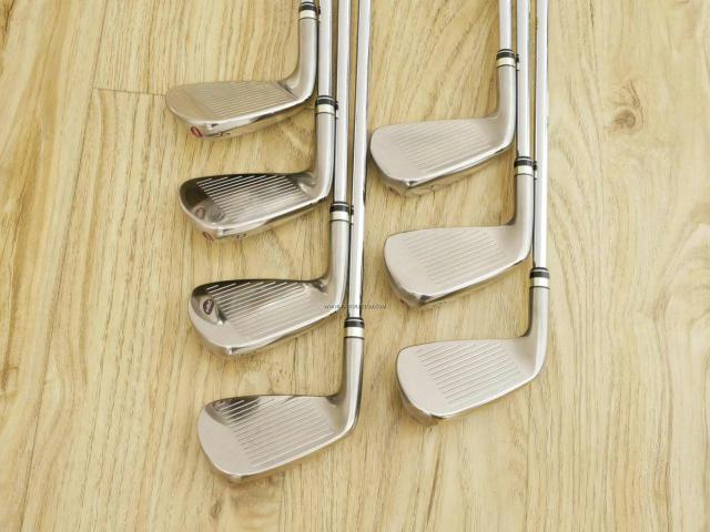 Iron set : PRGR : ชุดเหล็ก PRGR New Egg Forged (ตีง่ายมาก ไกล) มีเหล็ก 5-Pw,Aw (7 ชิ้น) ก้านเหล็ก PRGR SSIII 85 Flex SR