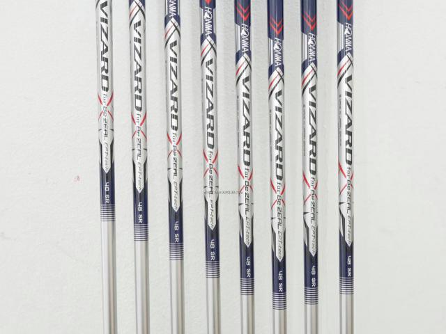 Iron set : Honma : ชุดเหล็ก Honma Bezeal 535 (ปี 2019 รุ่นนี้ใบใหญ่ที่สุดของ Honma) มีเหล็ก 6-11,Aw,Sw (8 ชิ้น) ก้านกราไฟต์ Honma Vizard 48 Flex SR