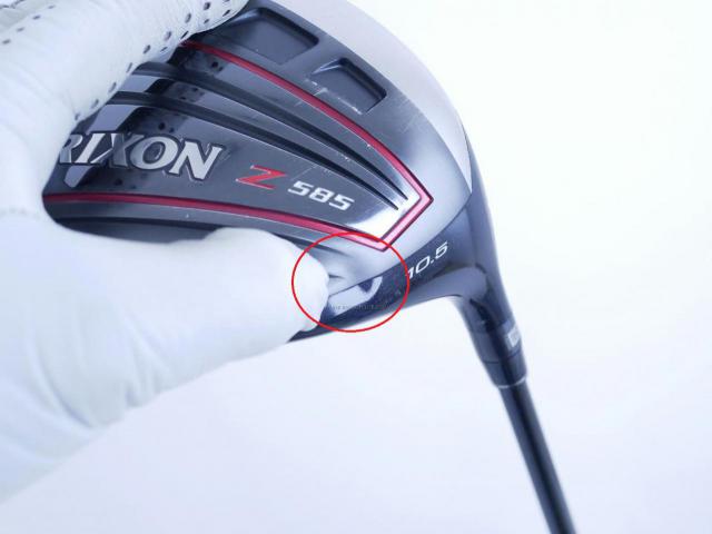 Driver : Other Brand : **มีบุบ** ไดรเวอร์ Srixon Z585 (ปี 2019) Loft 10.5 ก้าน Tour AD EV-6 Flex SR