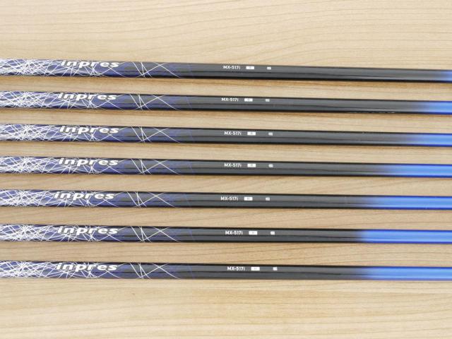 Iron set : Yamaha : ชุดเหล็ก Yamaha Inpres UD+2 (ปี 2018 ตีไกลที่สุด ไกลกว่าเหล็กทั่วไป 2 เบอร์) มีเหล็ก 6-Pw,Aw,As (7 ชิ้น) ก้านกราไฟต์ Flex R