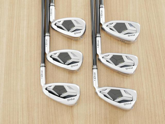 Iron set : Ping : ชุดเหล็ก Ping G430 (ออกปี 2023 Japan Spec. ใบใหญ่ ง่าย ไกล) มีเหล็ก 6-W,45 (6 ชิ้น) ก้านกราไฟต์ Ping ALTA J CB Flex R