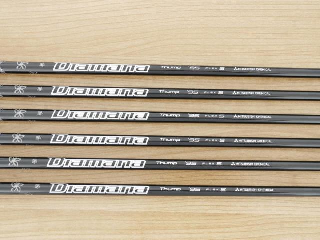 Iron set : Taylormade : ชุดเหล็ก Taylormade P770 Forged (รุ่นปี 2023 นุ่ม แน่น)  มีเหล็ก 5-Pw (6 ชิ้น) ก้านกราไฟต์ Mitsubishi Diamana Thump i95 Flex S