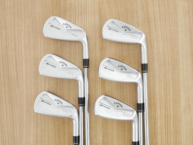 Iron set : Callaway : ชุดเหล็ก Callaway X Forged Star (ออกปี 2024) มีเหล็ก 5-Pw (6 ชิ้น) ก้านเหล็ก NS Pro 950 NEO Flex R