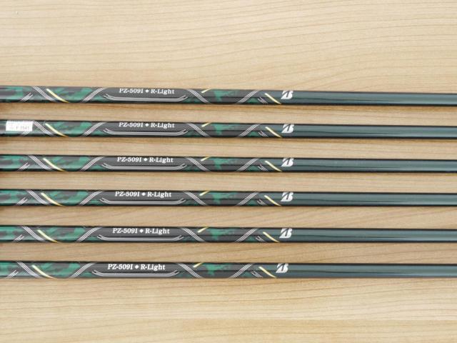 Iron set : Bridgestone : ชุดเหล็ก Bridgestone PHYZ 5 (รุ่นปี 2020 รุ่นท๊อป หน้าเด้งไกลสุดๆ หน้าบางเพียง 1.7 มิล) มีเหล็ก 7-10,Pw,Sw (6 ชิ้น ตีไกลกว่าเหล็กปกติ 1 เบอร์) ก้านกราไฟต์ Flex R-Light (R2)