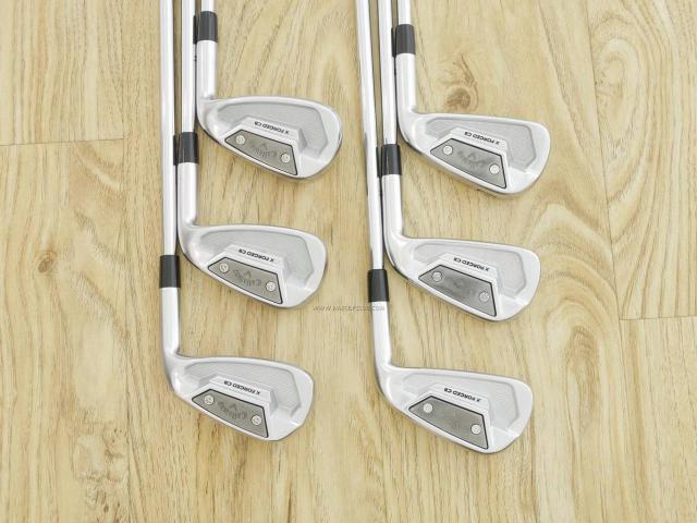Iron set : Callaway : ชุดเหล็ก Callaway X Forged CB (รุ่นล่าสุด ปี 2022) มีเหล็ก 5-Pw (6 ชิ้น) ก้านเหล็ก NS Pro Modus 105 Flex S