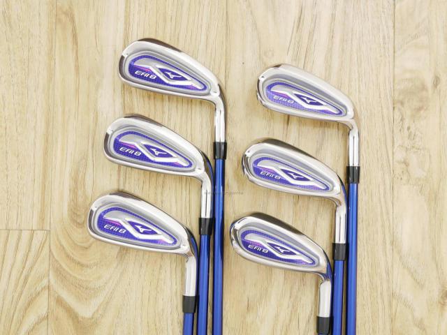 Lady club : All : ชุดเหล็ก Mizuno Efil 8 (ตีง่าย) มีเหล็ก 6-Pw,Sw (6 ชิ้น) ก้านกราไฟต์ Flex L