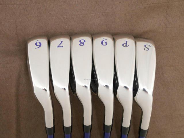 Lady club : All : ชุดเหล็ก Mizuno Efil 8 (ตีง่าย) มีเหล็ก 6-Pw,Sw (6 ชิ้น) ก้านกราไฟต์ Flex L
