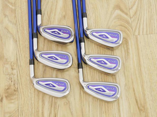 Lady club : All : ชุดเหล็ก Mizuno Efil 8 (ตีง่าย) มีเหล็ก 6-Pw,Sw (6 ชิ้น) ก้านกราไฟต์ Flex L