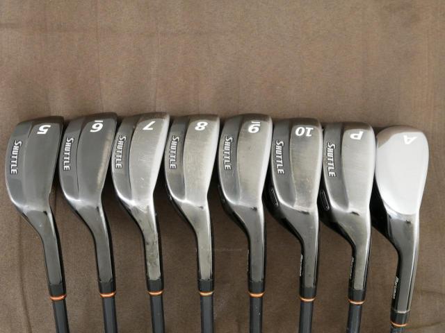 Iron set : Maruman : ชุดเหล็กกระเทย Maruman Shuttle i3000x (ตีง่ายสุดๆ) มีเหล็ก 5-10,Pw,Aw (8 ชิ้น เทียบเท่า 4-Pw,Aw) ก้านกราไฟต์ Flex SR