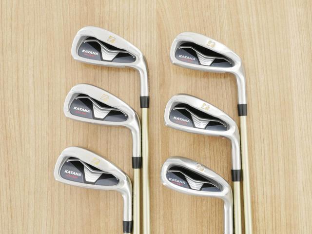 Iron set : Katana : ชุดเหล็ก Katana Sword MT-550 (ใบใหญ่ ตีง่าย) มีเหล็ก 6-Pw,Sw (6 ชิ้น) ก้านกราไฟต์ Fujikura Speeder 589 Flex R