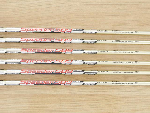 Iron set : Katana : ชุดเหล็ก Katana Sword MT-550 (ใบใหญ่ ตีง่าย) มีเหล็ก 6-Pw,Sw (6 ชิ้น) ก้านกราไฟต์ Fujikura Speeder 589 Flex R