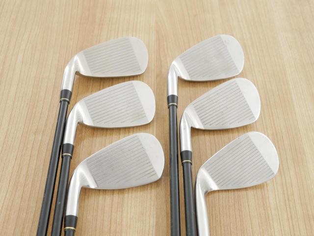 Iron set : Tsuruya : ชุดเหล็ก Tsuruya AXEL GX MM (หน้าเด้ง เบา อ่อน เหมาะกับซีเนียร์) มีเหล็ก 7-Pw,Aw,Sw (6 ชิ้น) ก้านกราไฟต์ Flex R