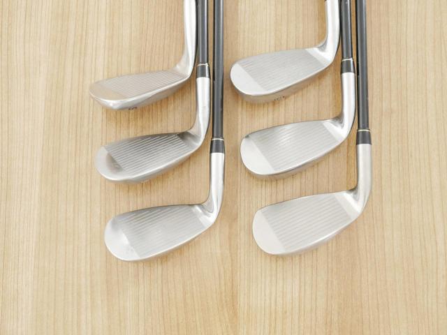 Iron set : Tsuruya : ชุดเหล็ก Tsuruya AXEL GX MM (หน้าเด้ง เบา อ่อน เหมาะกับซีเนียร์) มีเหล็ก 7-Pw,Aw,Sw (6 ชิ้น) ก้านกราไฟต์ Flex R