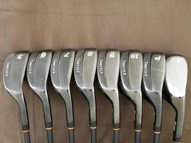 Iron set : Maruman : ชุดเหล็กกระเทย Maruman Shuttle i3000x (ตีง่ายสุดๆ) มีเหล็ก 5-10,Pw,Aw (8 ชิ้น เทียบเท่า 4-Pw,Aw) ก้านกราไฟต์ Flex S