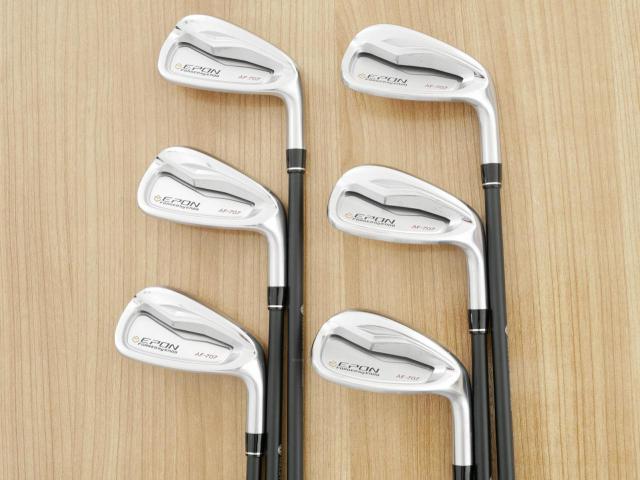 Iron set : Epon : ชุดเหล็ก EPON AF-707 Forged (รุ่นล่าสุด ปี 2024 ใบใหญ่ ตีง่าย ไกล) มีเหล็ก 6-Pw,Aw (6 ชิ้น) ก้านกราไฟต์ Mitsubishi VANQUISH 5 Flex R
