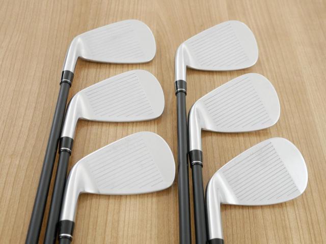 Iron set : Epon : ชุดเหล็ก EPON AF-707 Forged (รุ่นล่าสุด ปี 2024 ใบใหญ่ ตีง่าย ไกล) มีเหล็ก 6-Pw,Aw (6 ชิ้น) ก้านกราไฟต์ Mitsubishi VANQUISH 5 Flex R