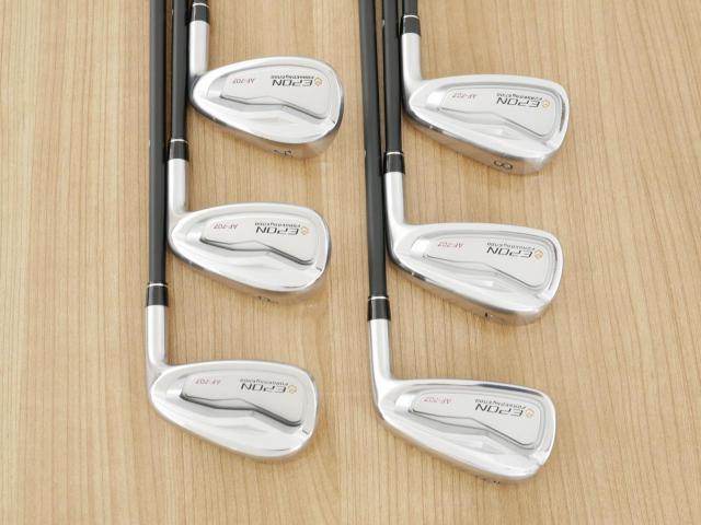 Iron set : Epon : ชุดเหล็ก EPON AF-707 Forged (รุ่นล่าสุด ปี 2024 ใบใหญ่ ตีง่าย ไกล) มีเหล็ก 6-Pw,Aw (6 ชิ้น) ก้านกราไฟต์ Mitsubishi VANQUISH 5 Flex R