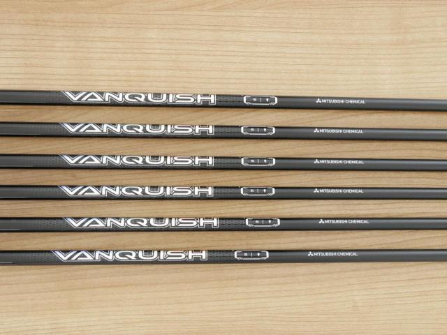 Iron set : Epon : ชุดเหล็ก EPON AF-707 Forged (รุ่นล่าสุด ปี 2024 ใบใหญ่ ตีง่าย ไกล) มีเหล็ก 6-Pw,Aw (6 ชิ้น) ก้านกราไฟต์ Mitsubishi VANQUISH 5 Flex R