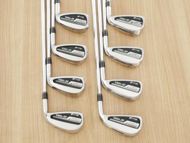 Iron set : Yonex : ชุดเหล็ก Yonex E-Zone Tri-G (รุ่นปี 2017 หน้าเด้ง ตีไกลมากๆ) มีเหล็ก 5-Pw,Aw,Sw (8 ชิ้น) ก้านเหล็ก NS Pro 950 Flex S