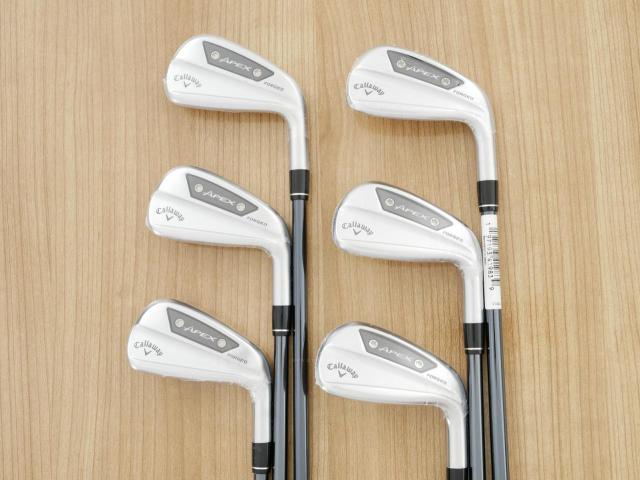 Iron set : Callaway : **ของใหม่ ยังไม่แกะพลาสติก** ชุดเหล็ก Callaway APEX Ai200 Forged (รุ่นล่าสุด ออกปี 2024) มีเหล็ก 5-Pw (6 ชิ้น) ก้านกราไฟต์ UST Mamiya RECOIL DART 6 Flex R