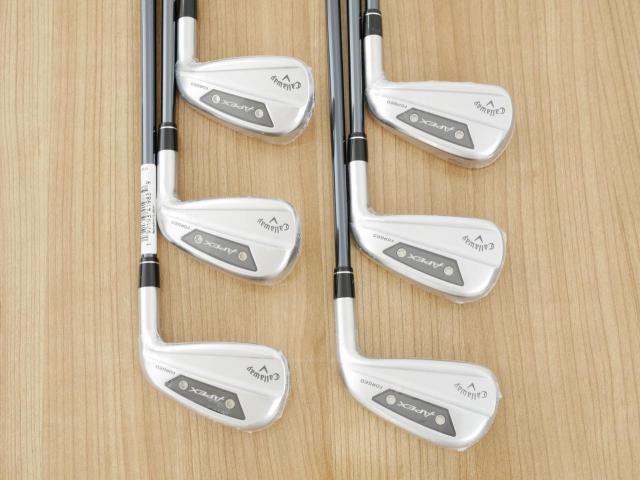 Iron set : Callaway : **ของใหม่ ยังไม่แกะพลาสติก** ชุดเหล็ก Callaway APEX Ai200 Forged (รุ่นล่าสุด ออกปี 2024) มีเหล็ก 5-Pw (6 ชิ้น) ก้านกราไฟต์ UST Mamiya RECOIL DART 6 Flex R