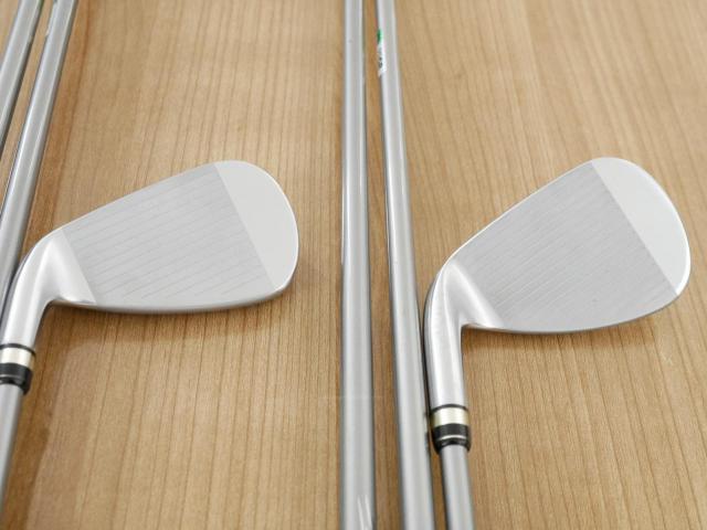 Iron set : PRGR : ชุดเหล็กกระเทย PRGR Egg PC (รุ่นปี 2019 ตีง่ายและไกลมากๆ โกงสุดๆ) มีเหล็ก 6-Pw,Aw,As,Sw (8 ชิ้น) ก้านกราไฟต์ M-37 Flex R