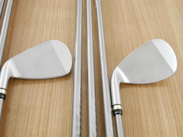 Iron set : PRGR : ชุดเหล็กกระเทย PRGR Egg PC (รุ่นปี 2019 ตีง่ายและไกลมากๆ โกงสุดๆ) มีเหล็ก 6-Pw,Aw,As,Sw (8 ชิ้น) ก้านกราไฟต์ M-37 Flex R
