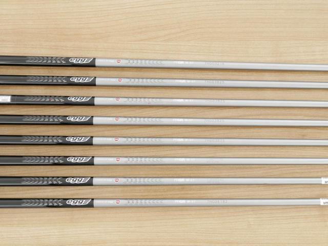Iron set : PRGR : ชุดเหล็กกระเทย PRGR Egg PC (รุ่นปี 2019 ตีง่ายและไกลมากๆ โกงสุดๆ) มีเหล็ก 6-Pw,Aw,As,Sw (8 ชิ้น) ก้านกราไฟต์ M-37 Flex R