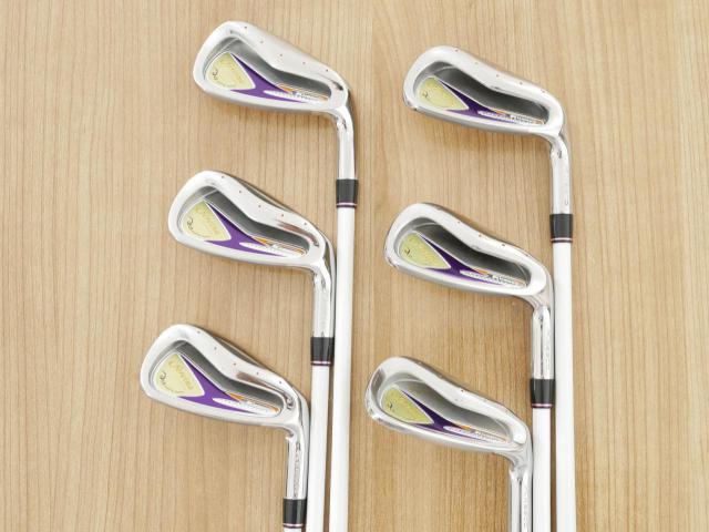 Lady club : All : ชุดเหล็ก Kasco Fereina (ใบใหญ่ ตีง่าย ไกล) มีเหล็ก 6-Pw,Sw (6 ชิ้น) ก้านกราไฟต์ Flex L