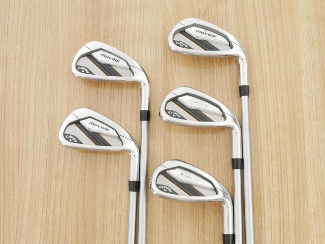 Iron set : Callaway : ชุดเหล็ก Callaway Mavrik (ปี 2020 ตีง่าย ไกลมากๆ) มีเหล็ก 6-Pw (5 ชิ้น) ก้านกราไฟต์ Mitsubishi Diamana 50 Flex R