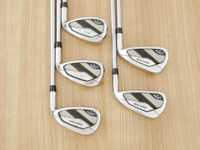 Iron set : Callaway : ชุดเหล็ก Callaway Mavrik (ปี 2020 ตีง่าย ไกลมากๆ) มีเหล็ก 6-Pw (5 ชิ้น) ก้านกราไฟต์ Mitsubishi Diamana 50 Flex R