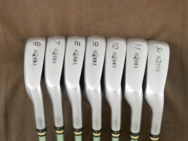 Iron set : Honma : ชุดเหล็ก Honma Beres IE-03 (ออกปี 2016 เหมาะกับซีเนียร์) มีเหล็ก 6-11,Sw (7 ชิ้น) ก้าน ARMRQ 8 (45) Flex R (2 ดาว)