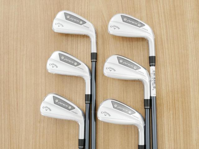 Iron set : Callaway : **ของใหม่ ยังไม่แกะพลาสติก** ชุดเหล็ก Callaway APEX Ai200 Forged (รุ่นล่าสุด ออกปี 2024) มีเหล็ก 5-Pw (6 ชิ้น) ก้านกราไฟต์ UST Mamiya RECOIL DART 6 Flex R
