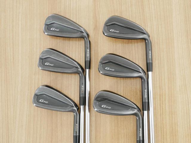 Iron set : Ping : ชุดเหล็ก Ping G710 (ปี 2021 Japan Spec. ใบใหญ่ ง่ายที่สุด ไกลที่สุดของ Ping) มีเหล็ก 5-Pw (6 ชิ้น) ก้านเหล็ก NS Pro Zelos 7 Flex R