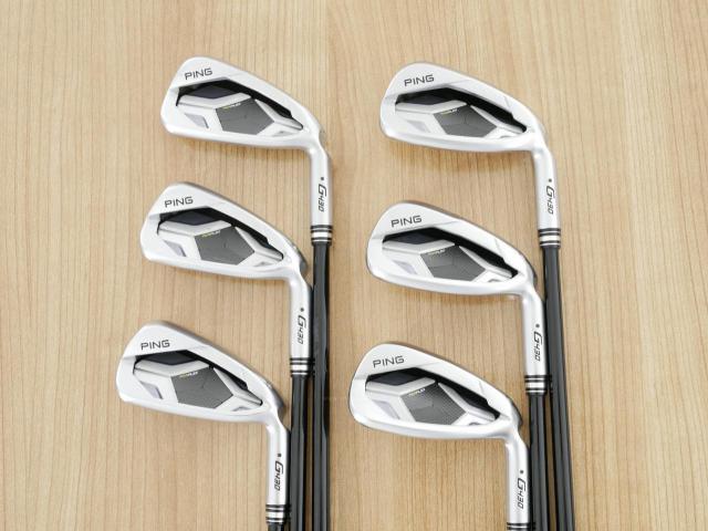 Iron set : Ping : ชุดเหล็ก Ping G430 (ออกปี 2023 Japan Spec. ใบใหญ่ ง่าย ไกล) มีเหล็ก 5-Pw (6 ชิ้น) ก้านกราไฟต์ Ping ALTA J CB Flex S