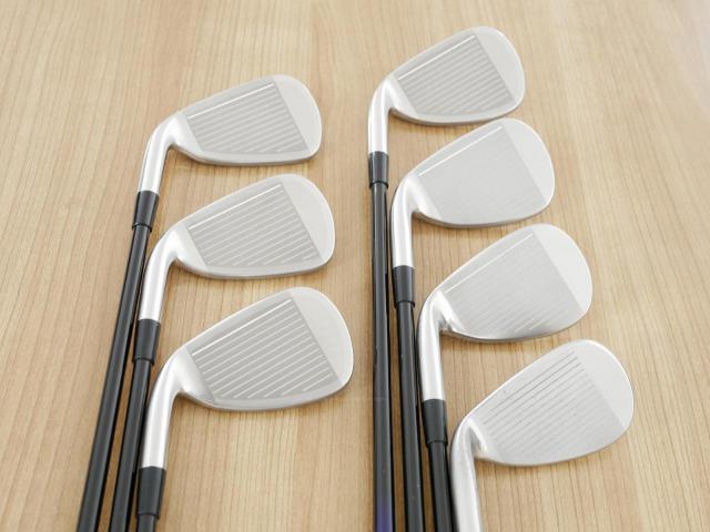 Iron set : Mizuno : ชุดเหล็ก Mizuno JPX EIII SV Titanium (ตัวท้อป ใบใหญ่ที่สุดของ Mizuno ตีง่ายมาก หน้าเด้ง ตีไกล) มีเหล็ก 6-Pw,Aw,Sw (7 ชิ้น) ก้านกราไฟต์ Flex SR