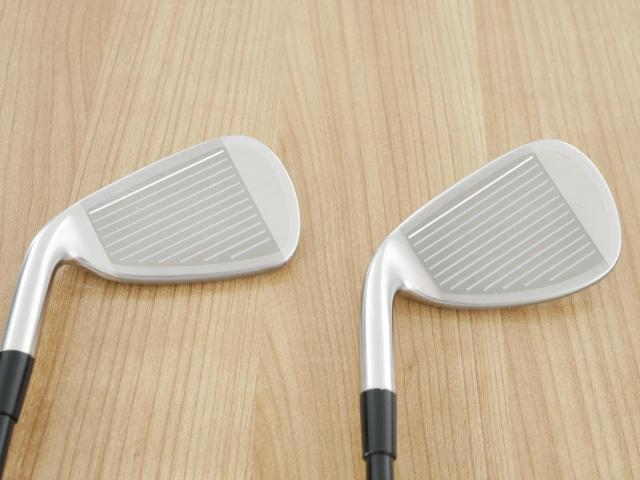 Iron set : Mizuno : ชุดเหล็ก Mizuno JPX EIII SV Titanium (ตัวท้อป ใบใหญ่ที่สุดของ Mizuno ตีง่ายมาก หน้าเด้ง ตีไกล) มีเหล็ก 6-Pw,Aw,Sw (7 ชิ้น) ก้านกราไฟต์ Flex SR