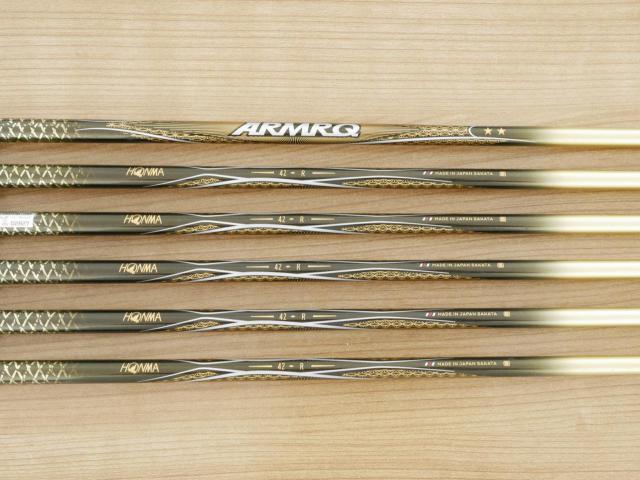 Iron set : Honma : ชุดเหล็ก Honma Beres 2020 Forged (ออกปี 2020) มีเหล็ก 6-11 (6 ชิ้น เทียบเท่า 5-Pw) ก้าน ARMRQ (42) Flex R (2 ดาว)