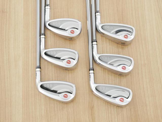 Iron set : PRGR : ชุดเหล็กกระเทย PRGR NEW Egg (ปี 2020 ตีง่ายและไกลมากๆ เด้งสุดๆ COR 0.82) มีเหล็ก 6-Pw,Aw (6 ชิ้น) ก้านกราไฟต์ M-37 Flex R