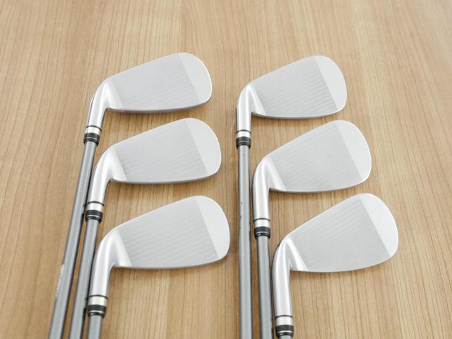 Iron set : PRGR : ชุดเหล็กกระเทย PRGR NEW Egg (ปี 2020 ตีง่ายและไกลมากๆ เด้งสุดๆ COR 0.82) มีเหล็ก 6-Pw,Aw (6 ชิ้น) ก้านกราไฟต์ M-37 Flex R