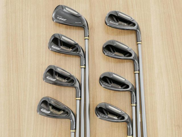 Iron set : PRGR : ชุดเหล็กกระเทย PRGR Super Egg Iron (ปี 2018 ตัวท๊อปสุด หน้าเด้งเกินกฏ ใช้แข่งไม่ได้ ตีไกลมากๆ) มีเหล็ก 6-Pw,Aw,As,Sw (8 ชิ้น) ก้านกราไฟต์ Flex R (M-37)