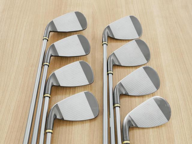 Iron set : PRGR : ชุดเหล็กกระเทย PRGR Super Egg Iron (ปี 2018 ตัวท๊อปสุด หน้าเด้งเกินกฏ ใช้แข่งไม่ได้ ตีไกลมากๆ) มีเหล็ก 6-Pw,Aw,As,Sw (8 ชิ้น) ก้านกราไฟต์ Flex R (M-37)