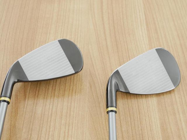 Iron set : PRGR : ชุดเหล็กกระเทย PRGR Super Egg Iron (ปี 2018 ตัวท๊อปสุด หน้าเด้งเกินกฏ ใช้แข่งไม่ได้ ตีไกลมากๆ) มีเหล็ก 6-Pw,Aw,As,Sw (8 ชิ้น) ก้านกราไฟต์ Flex R (M-37)